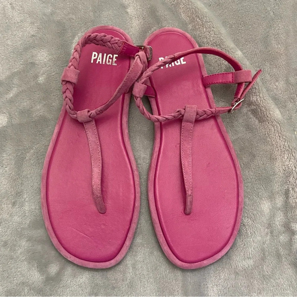 New! Paige Drew Sandal In Fuschia Size 7 - Picture 6 of 8